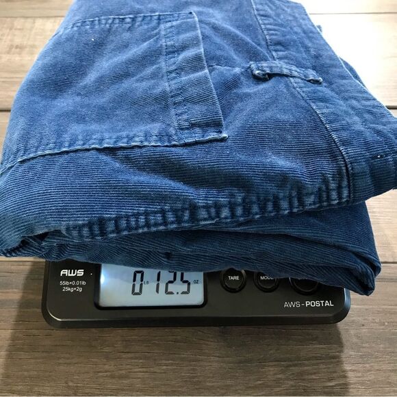 Time and Tru  Womens Corduroy Blue Pants Size 16 - Picture 13 of 14
